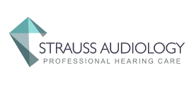 Strauss Audiology Client Logo Colour strauss audiology logo